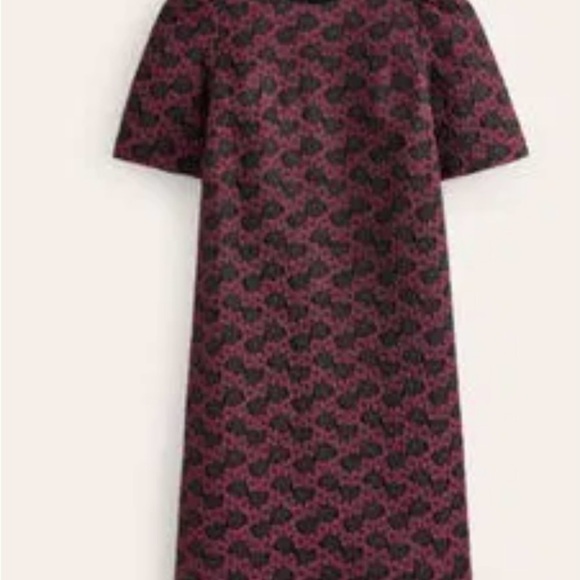 NWT Boden Structured Jacquard Dress Size 4 - Picture 4 of 11